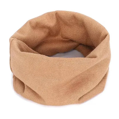 New Cashmere Winter Scarf for Baby Boys Girls Kids Knitted Scarves Unisex Elastic Mufflers Children Autumn Crochet Baby Scarf