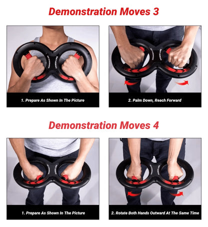 Hand Strength Grip Trainer Multifunction Forearm Force Fitness Springs Power Wrist Arm Exerciser Of 8 Shape Strengthener Equipme