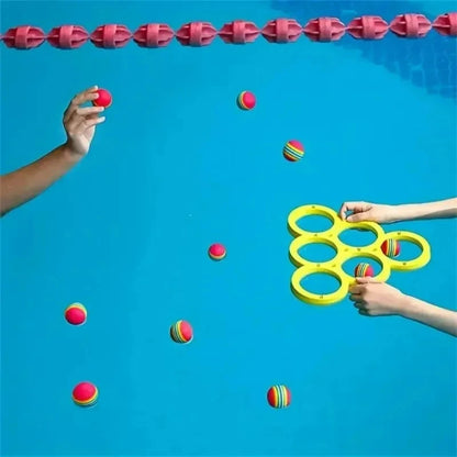 Pool Toy Fun Splash Water Sports Floating Pool Game Toy - Durable EVA Material, Random Color Ball, Perfect for Summer Fun
