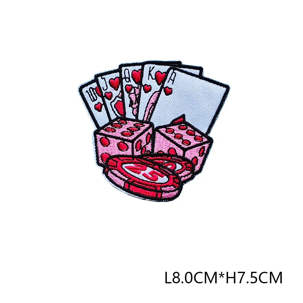 Valentine's Day Emblem Clothing Accessories Badge Sticker Embroidered Embroidery Sticker Iron-on Patches