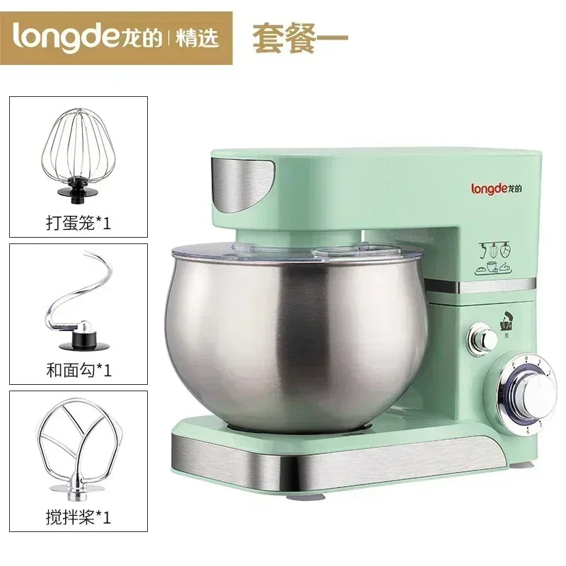 Small Household Chef Machine. Whip Cream Stirring. Multi-Function Dough Mixing. Cake Mixer. Stand Mixer.
