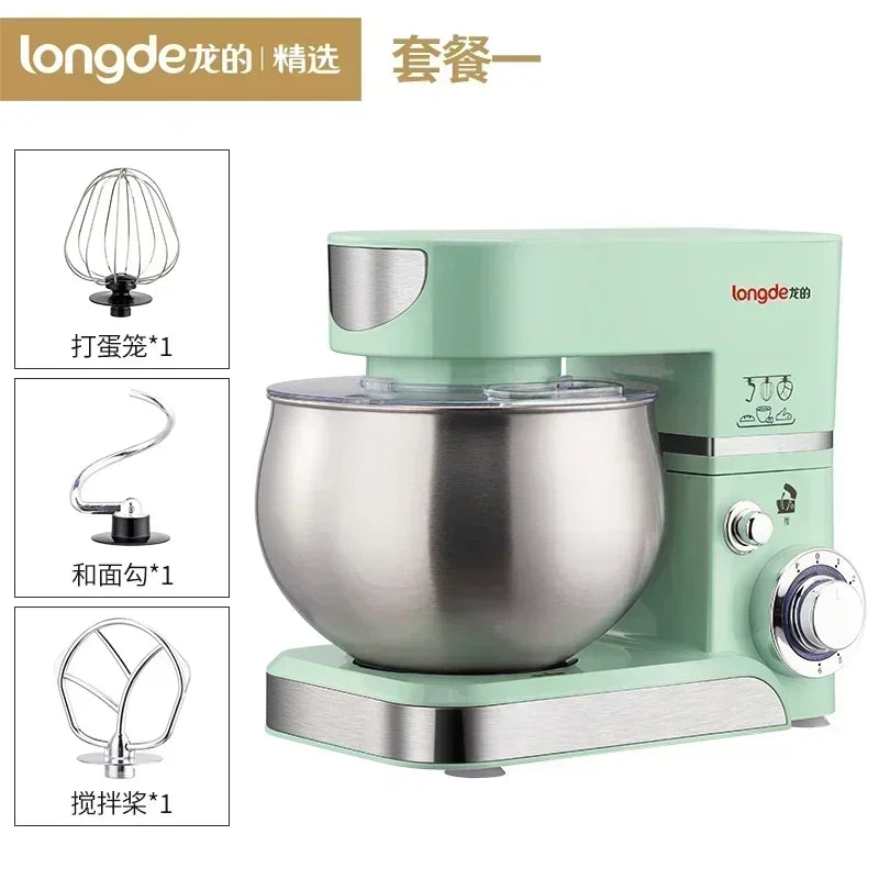 Small Household Chef Machine. Whip Cream Stirring. Multi-Function Dough Mixing. Cake Mixer. Stand Mixer.