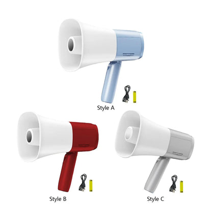 Amplifier Foldable Megaphone Speaker Portable Megaphone Bullhorn for Selling Promotions Safe Drills Cheerleading Fans Outdoor