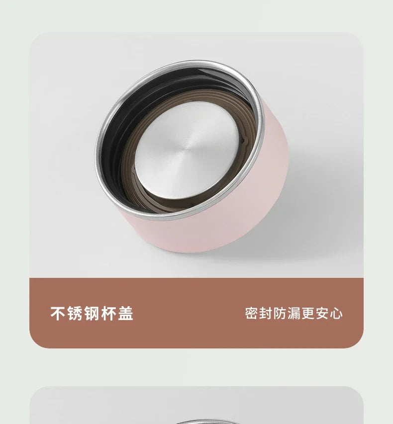 300ML Mini Insulated Cup 316 Stainless Steel Women's Small Portable Water Bottle Water Cup Women's Small Pocket Cup