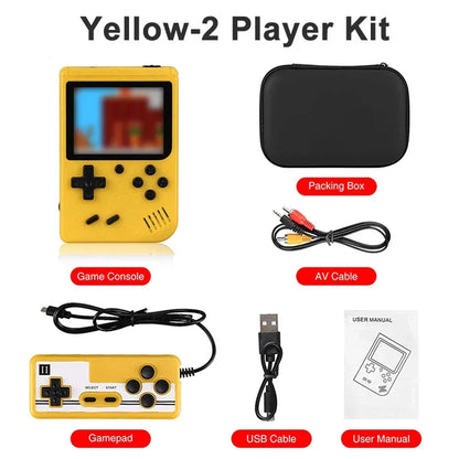 Built-in 400 FC Games with Portable Case 3.0 Inch LCD Screen Video Game Player Kids Boys Gift for Retro Handheld Game Console