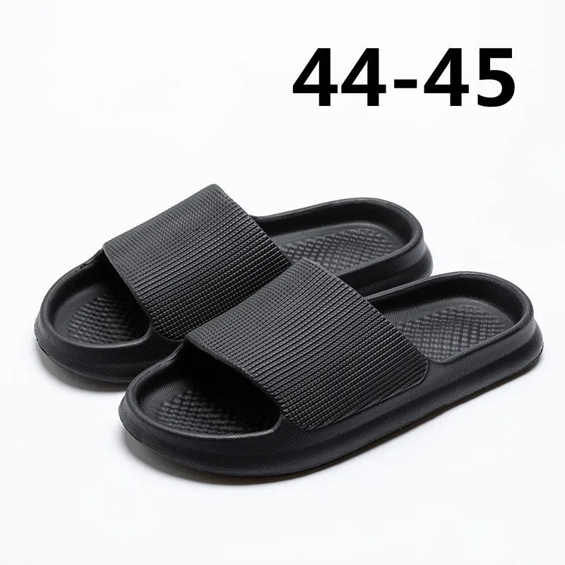 Youpin Thick Platform Women Bathroom Home Slippers Cloud Slippers Soft Sole EVA Indoor Slides Sandals Summer Non-slip Mi