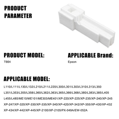 Waste Ink Tank PAD Sponge for Epson L355 L210 L120 L365 L110 L111 L130 L132 L211 L220 L222 L300 L301 L360 L362 L363 L366 L455