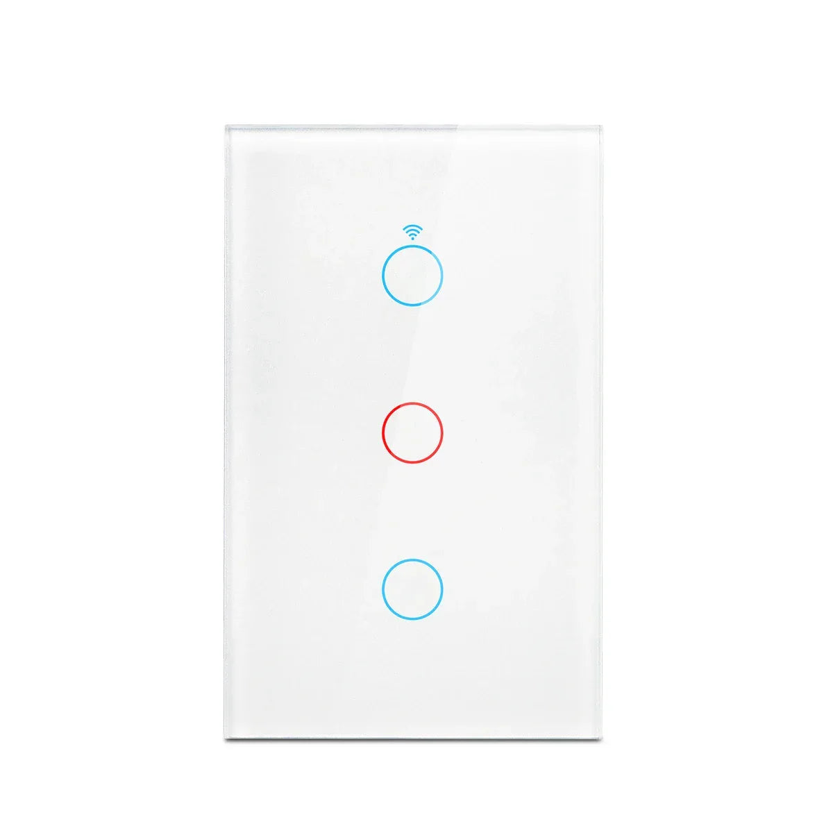 Tuya App US WiFi Smart Wall Switch 1/2/3/4 Gang No Neutral Wire Touch Sensor LED Light Switches Smart Home Alexa Google Home
