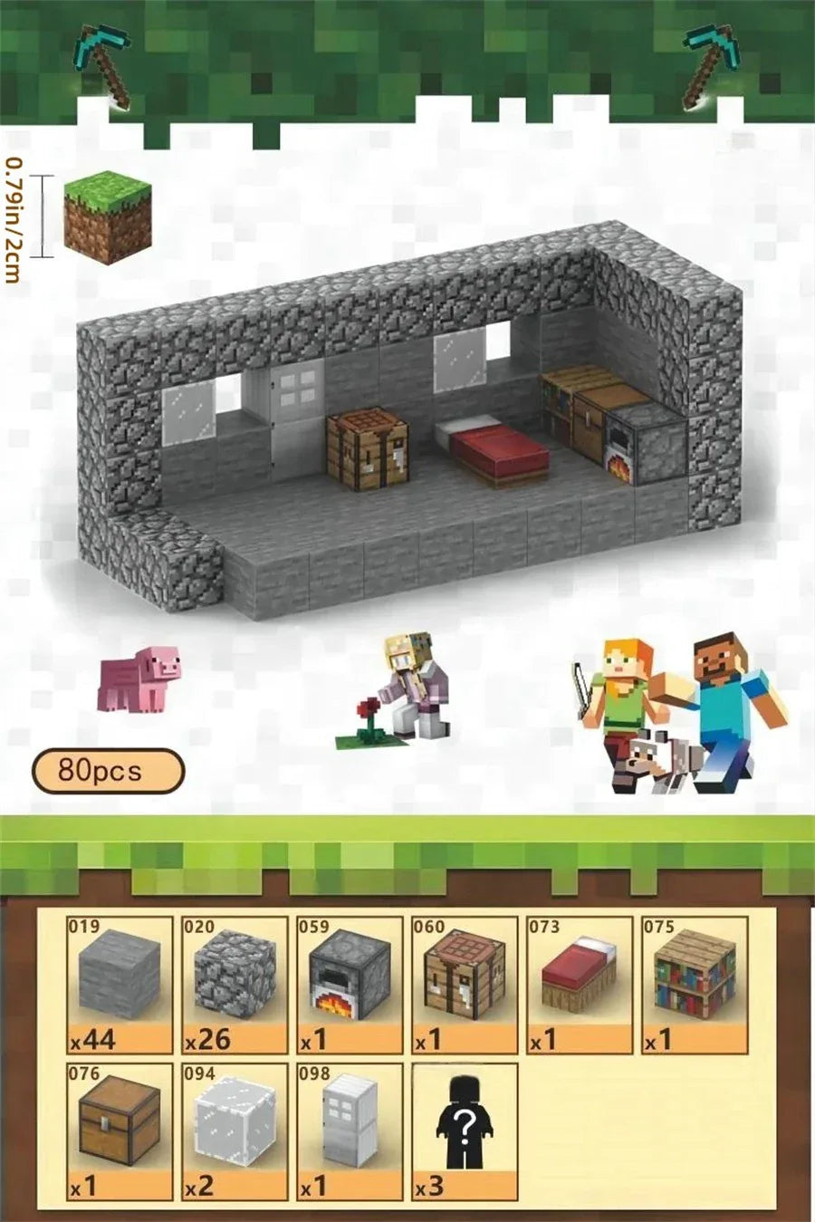 Creative Magnetic Building Block Bricks My Famous Scene World Architectural Set DIY Model Kids Toy Christmas Gifts for Boy Girls