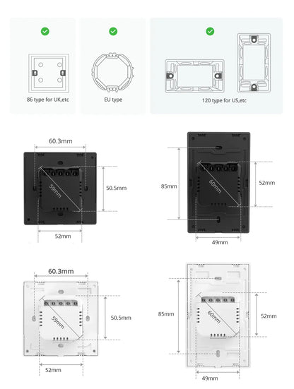 SONOFF NSPanel Smart Scene Wall Switch EU/US Integrated HMI Panel Home Automation Thermostat Smart HomeWorks with Alexa Alice