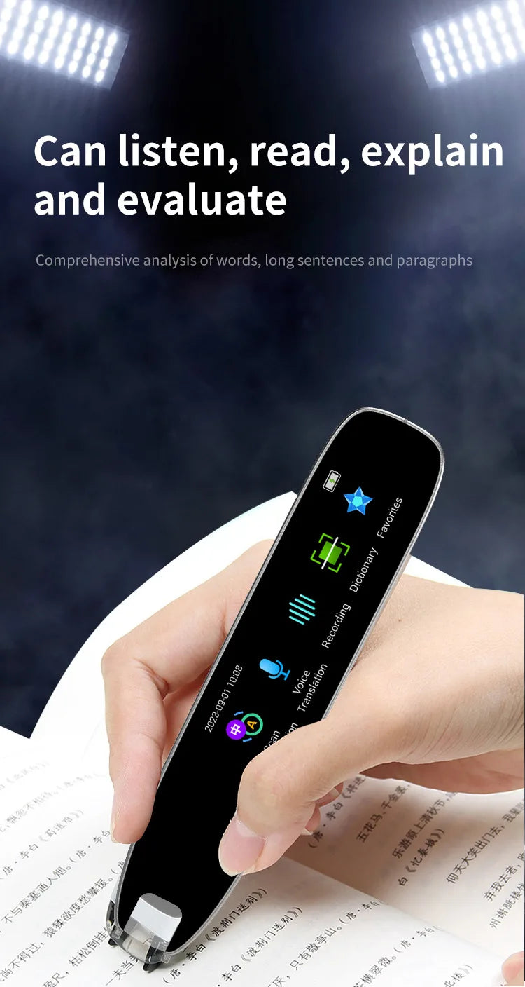 International version of scanning and translation pen, offline learning  wifi scanning and translation pen multi-language