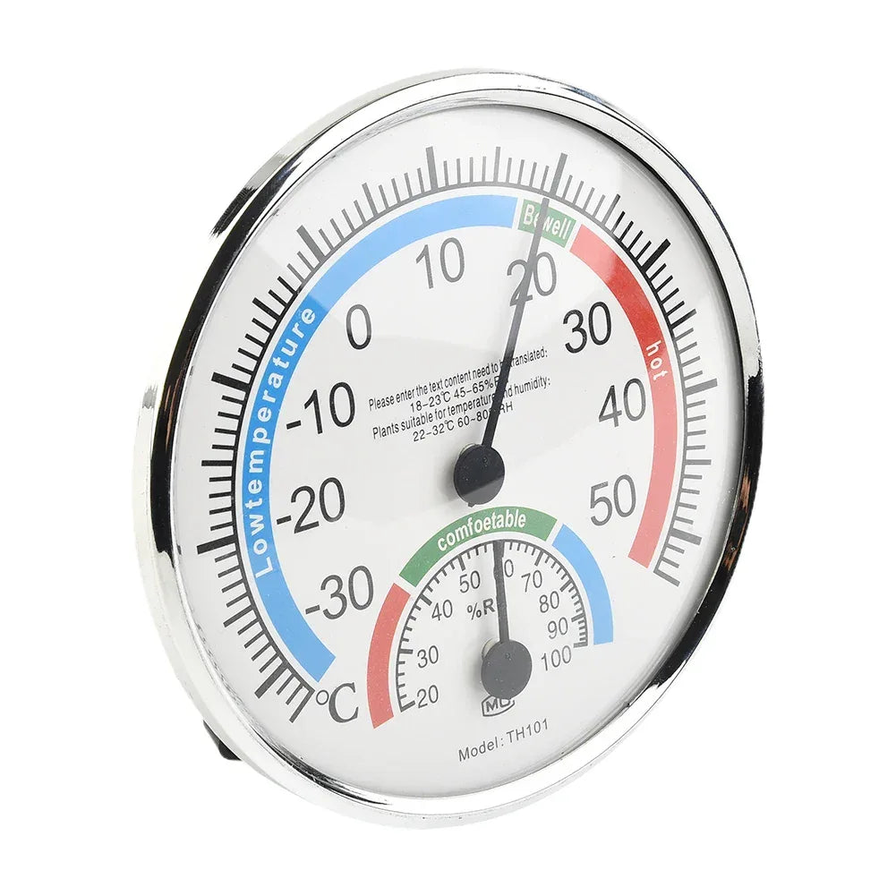 Thermometer Hygrometer Thermo Analog Humidity Temperature Meter Indoor Outdoor Climate Control Garden Thermometer