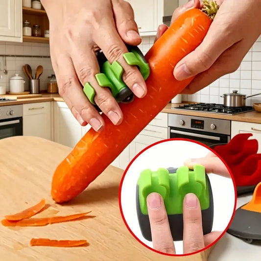 1 Easy and Convenient Black Green Peeler, Sharp Blade, Non Slip Grip, Suitable for Kitchen and Camping by PDG ibma
