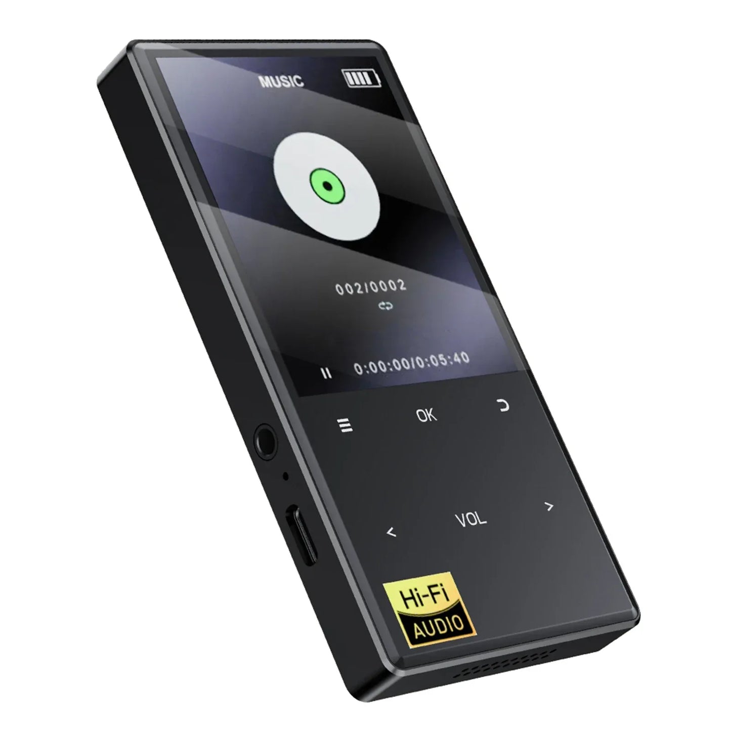 Hi-Fi MP3 Player with Bluetooth and WiFi Lossless DSD High Definition Portable Hi-Fi Digital Audio Music Player Voice Recorder
