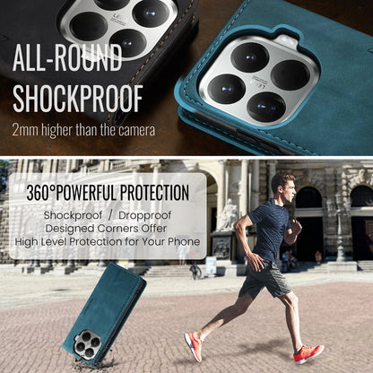 For Xiaomi 15T Pro 15T CaseMe Magnetic Retro Leather Flip Wallet Stand Cover With Card Slot for Xiaomi Mi 15 T Pro