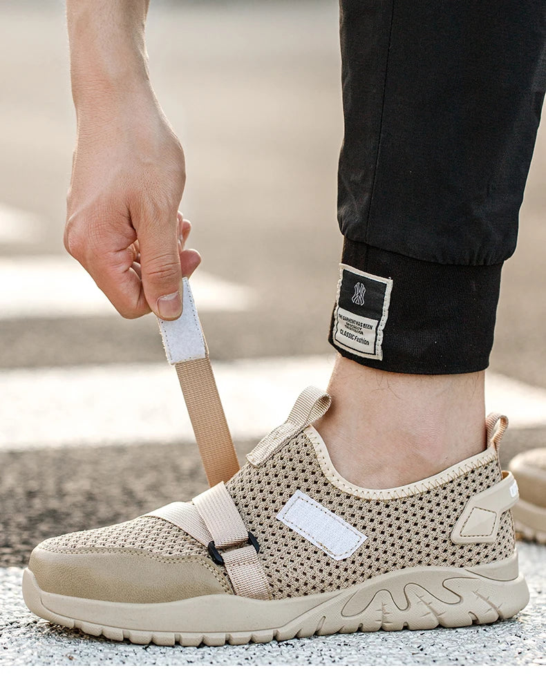 Breathable Summer safety shoes anti-puncture safety work sneakers plastic toe safety shoes 6kv insulated electrician work shoe