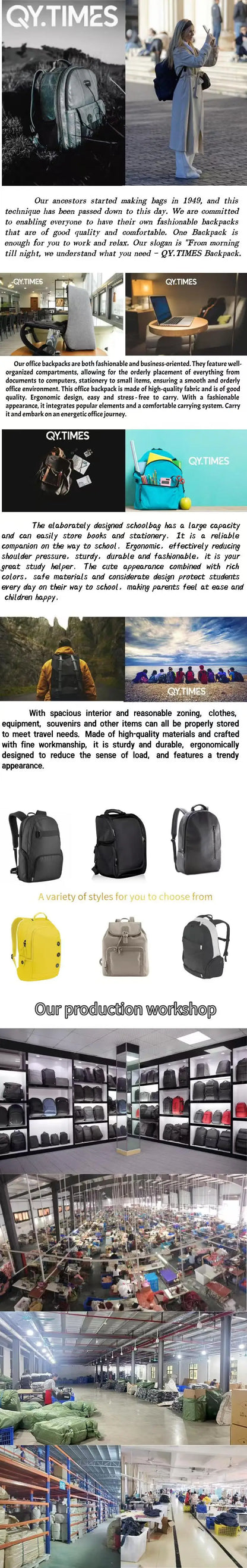 QY.TIMES Teenage Girls and Boys Backpack Schoolbag High Quality Backpacks Kids Baby's Bag Polyester Fashion School Bags
