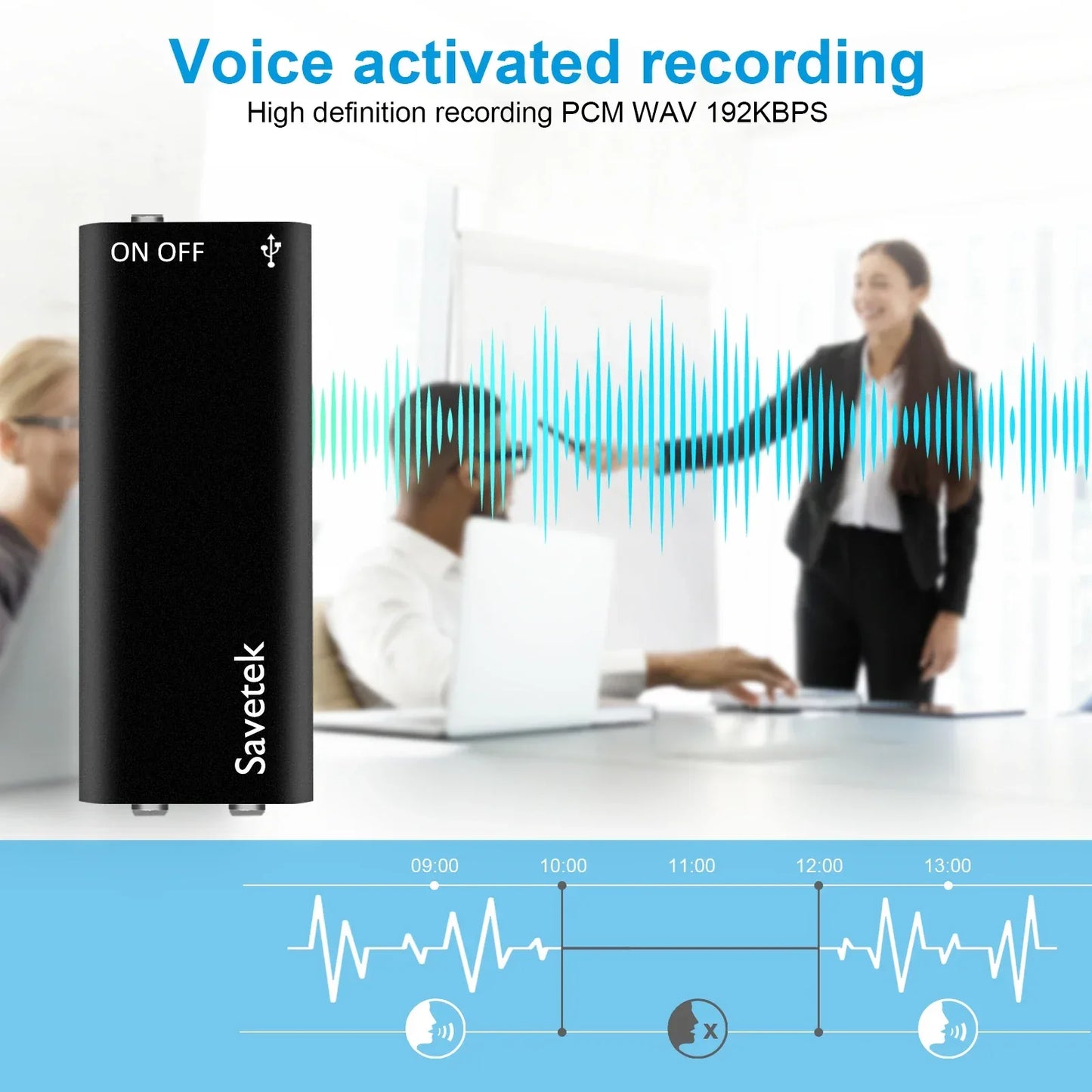 Mp3 Player Voice Activated 8GB 16GB Digital Vocie Recorder Grabadora De Voz