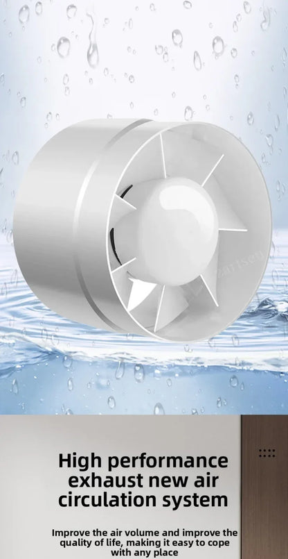 4 inch 220V Silent Ventilation Air Vents Ventilator Extractor Exhausted Extractor Fan Ventilator Bathroom Kitchen Washroom