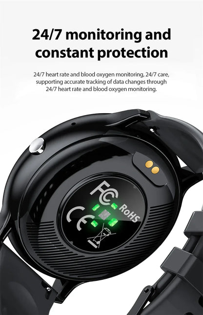 LIGE Smart Watch Women 1.39'' Full Touch Screen Custom Dials Wristwatch Bluetooth Call Blood Oxygen Monitor Sport Smartwatch Men