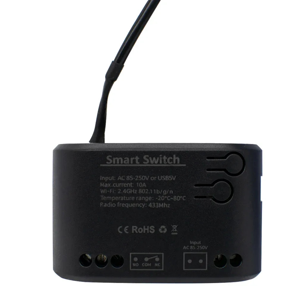 Dry Contact WIFI Tuya Smart Temperature Switch Controller Thermostat Sensor Passive Relay RF Receiver Work for Alexa Google Home