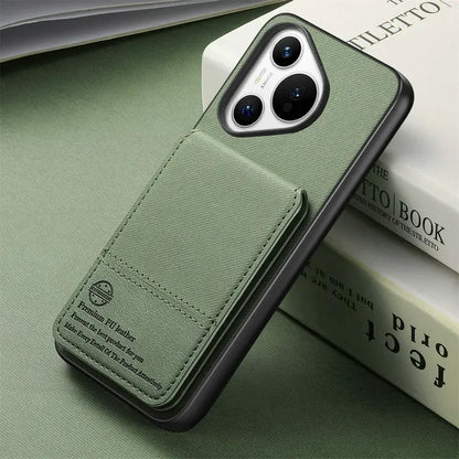 RFID Leather Luxury Case for Huawei Pura 70 Pro Plus 5G Card Cover Flip Back Shell Huawei Pura 70 Ultra Pura70 Pro+ Phone Cover