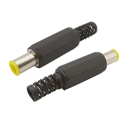 10Pcs 3.5 x 1.3mm 5.5 x 2.1mm 5.5 x 2.5mm 6.5 x 4.4mm DC Power Male Plug Jack Adapter Wire Charging Plug Electric Connector