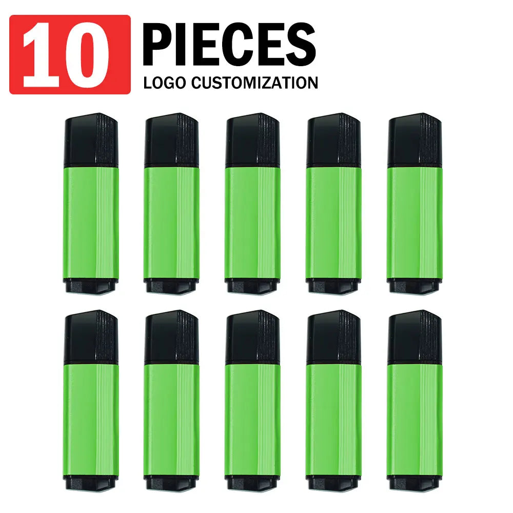 10PCS/lot Pen Drive 8GB 4GB 2GB 1GB USB Flash Drive 16GB Flash Disk 128MB 256MB 512MB Memory Flash Disk 2.0 Free Custom Logo