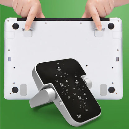 2pcs Foldable Laptop Stand Aluminium Alloy Non-slip Cooling Holder Invisible Universal Notebook Bracket for HP Dell Lenovo