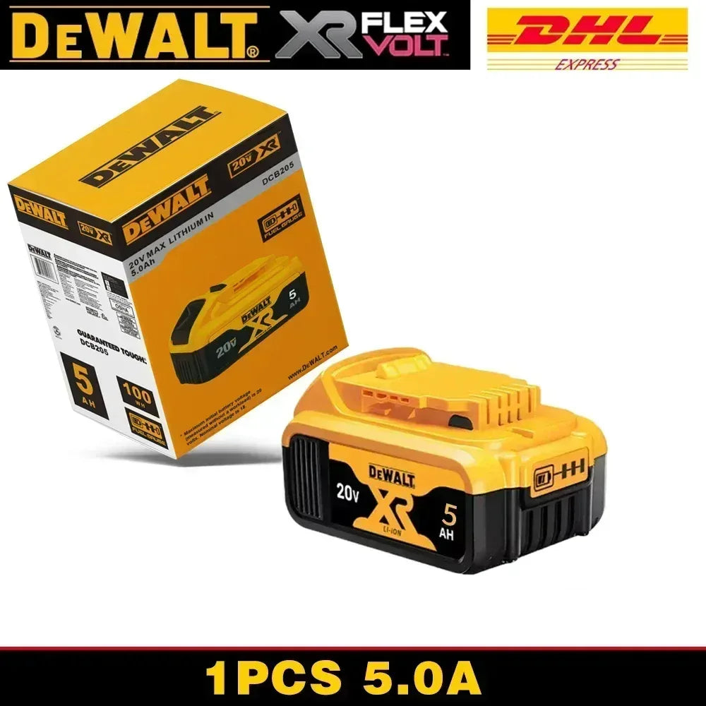 Original Dewalt 20V Battery, dewalt 2AH 3 5AH/6AH Rechargeable Lithium-Ion Battery, Dewalt DCB206 Power Tool Replacement Battery