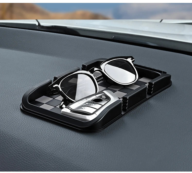 Car Phone Holder, Multifunctional, Dashboard Anti-Slip Mat, Navigation Stand, Parking Number Plate