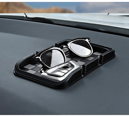 Car Phone Holder, Multifunctional, Dashboard Anti-Slip Mat, Navigation Stand, Parking Number Plate