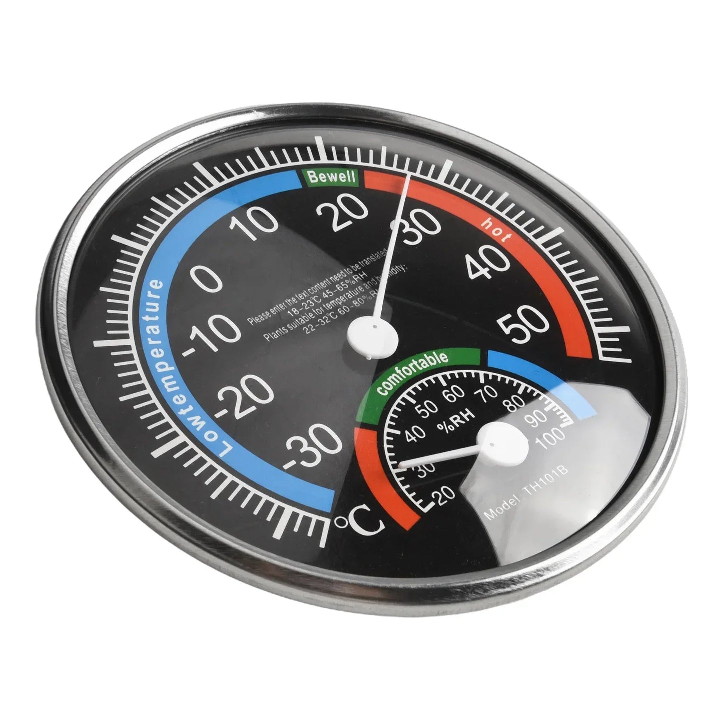 Thermometer Hygrometer for Thermo Analogue Humidity Room climate Control Inside