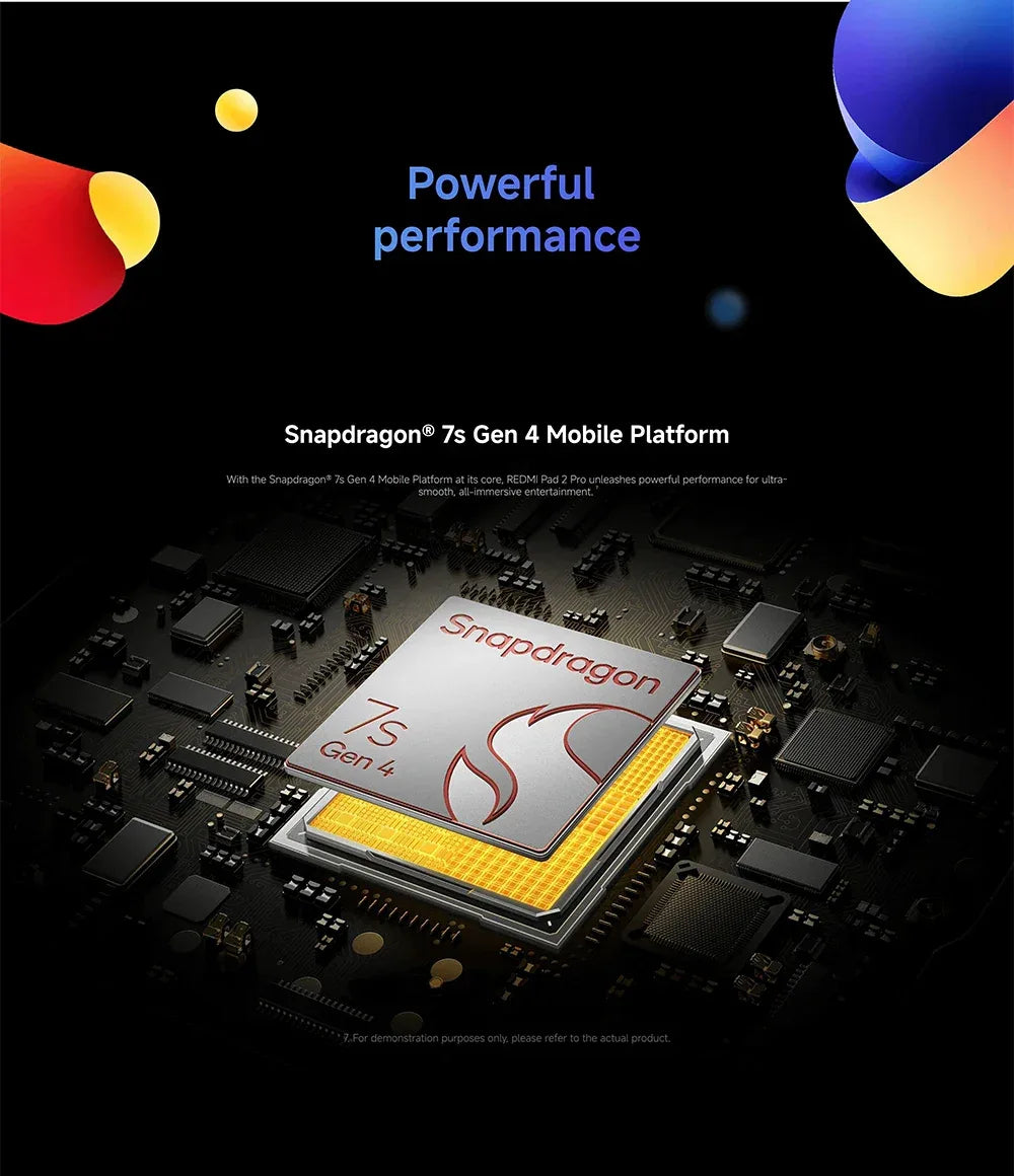 Global Version Xiaomi Redmi Pad 2 Pro Wifi 8 + 256GB 12.1 Inch 2.5K Crystal-clear Certified Eye-care Display Quad Speakers Massive 12000mAh (type) Battery Tablet PC