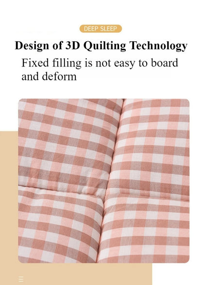 NewestFoldable Lightweight Portable Sleeping Pad/Tatami Mat Japanese Futon Mattress  Soft Fabric,Easy Storage & Travel Mattress