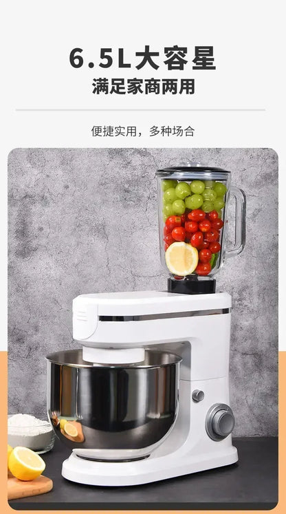 Small Home Automatic Kitchen Machine 220V Bread Mixer Dough Mixer Aid Commercial Stand Spiral Mixer Robot Cake.Stand 220V
