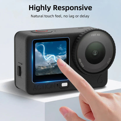 Screen Protector for DJI Osmo Action 6 Anti-scratch Screen Protective Glass Film Ultra-Clear for DJI Action 6 Accessories