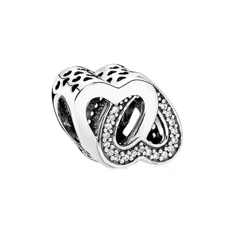 The New 925 Sterling Silver Charm Mother's Day Queen Crown Gift Box Fits Women Jewelry With Original Bracelet Accessories