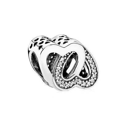 The New 925 Sterling Silver Charm Mother's Day Queen Crown Gift Box Fits Women Jewelry With Original Bracelet Accessories