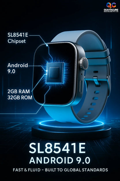 2025 QC AX10 4G SIM GPS Outdoor Android Smartwatch 2.06 Inch AMOLED 270 Rotating Camera 2+32GB Health Tracker Sport Watch MS10