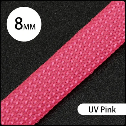 1~50M PET Braid Sleeve High Density 8mm Insulated Expandable Braided Wires Organizer Cable Wrapping Sheath Protector
