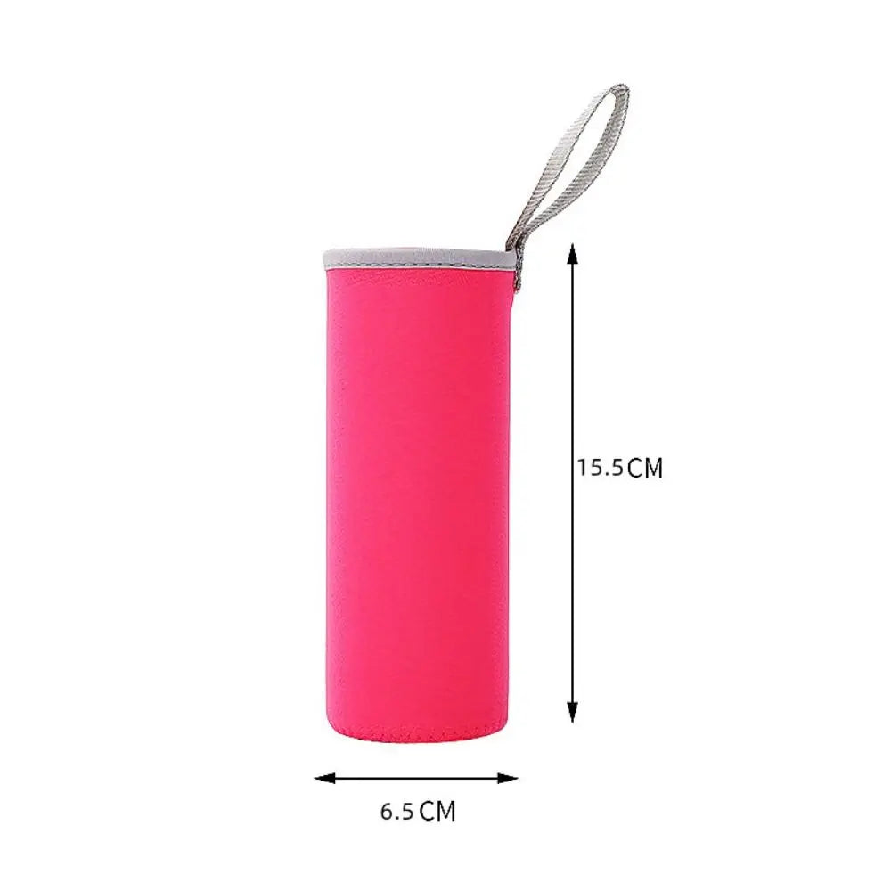 High Quality Portable Water Bottle Cover Anti-fall Neoprene Water Bottle Case Creative Elastic Vacuum Cup Sleeve Outdoor