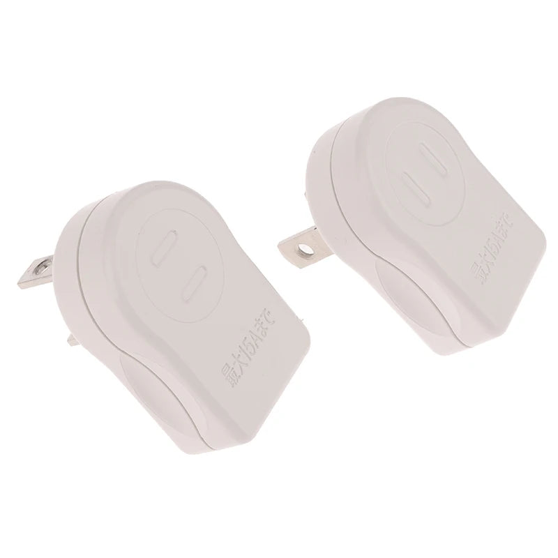 1Pcs US 2PIN 360 Angle Rotatable Power Socket Plug Adapter Foldable Travel Aadapters Power Converter Plug Electrical Socket