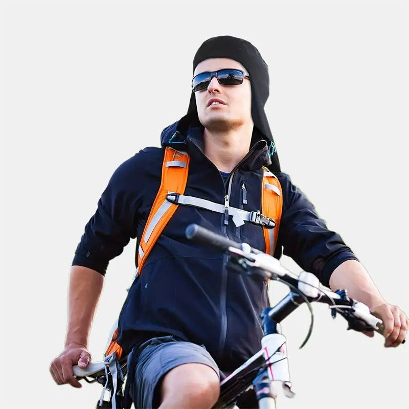 Cooling Cap Elastic Sun Shade Hat Wide Brim Neck Shield Elastic Hard Cap UV Protection to Cover Neck for Fishing Riding