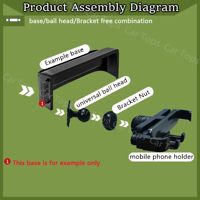 Mobile Phone Holder for Jaecoo J7 2025 2024 2023 13.2" Screen Base Car Wireless Charger Stand Gravity Mount Auto Accessories