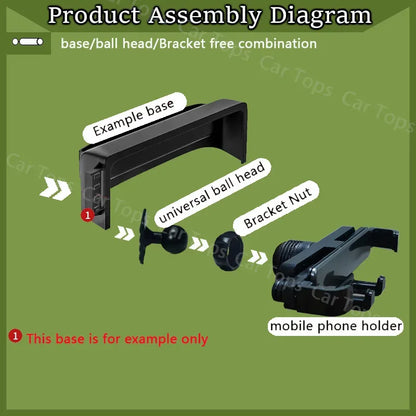Mobile Phone Holder for Jaecoo J7 2025 2024 2023 13.2" Screen Base Car Wireless Charger Stand Gravity Mount Auto Accessories