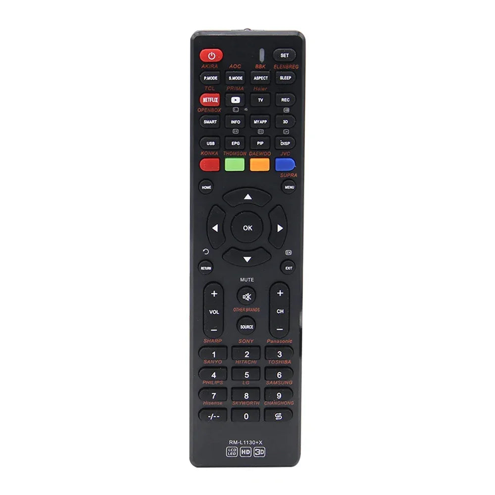 Universal Remote Control Rm-L1130+X For All Brand Tv Smart Tv Remote Control Comfortable To Use For LED TV Or LCD TV