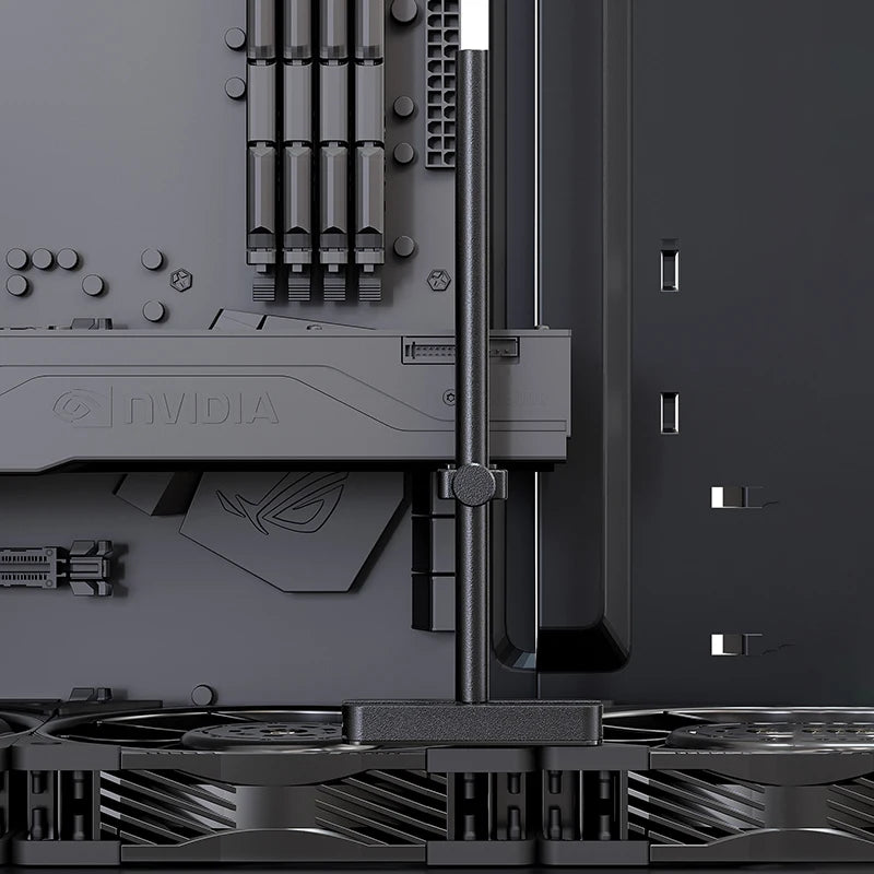 TEUCER VC4 Aluminum Alloy Graphics Video Stand 280mm GPU Support Anodic Oxidation Sandblasting Video Card Bracket PC Accessories