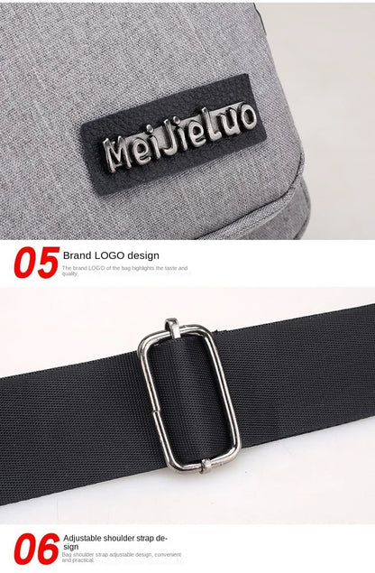 Fashion Casual Crossbody Bag Small Men's Shoulder Bag Men Diagonal Backpack Messenger Phone Bag Boy Fanny Chest Pack New