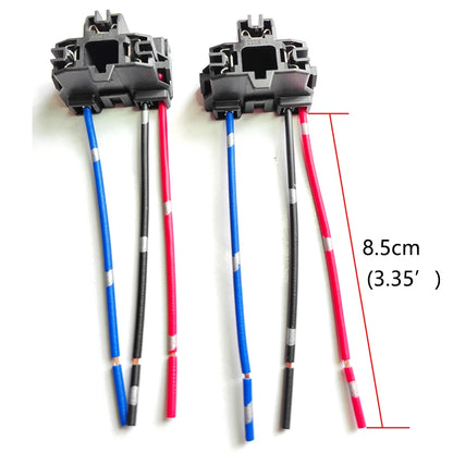 NHAUTP 2Pcs Original H4 Socket Female Plug Adapter Wiring Harness 9003 HB2 LED Headlight Lamp Base Connector
